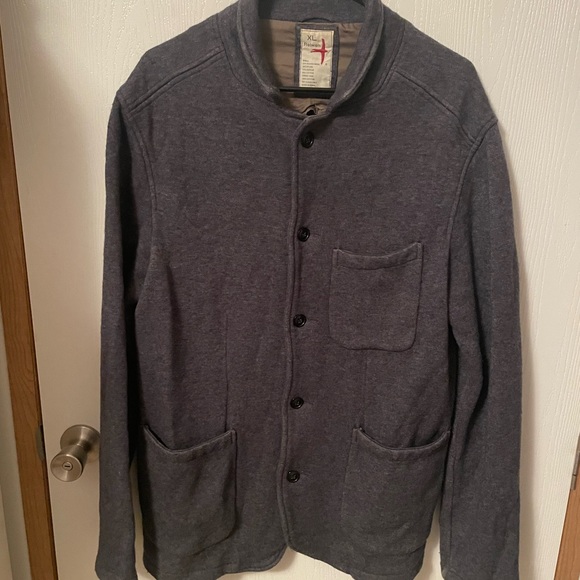 Relwen Merino Wool Blend Knit Blazer Mens SZ XL Huckberry